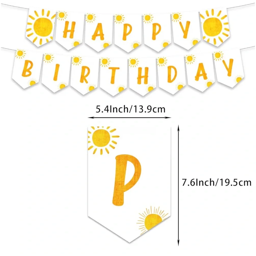 Halfway around the sun Happy Birthday kit,Happy Birthday Party Paper Plates